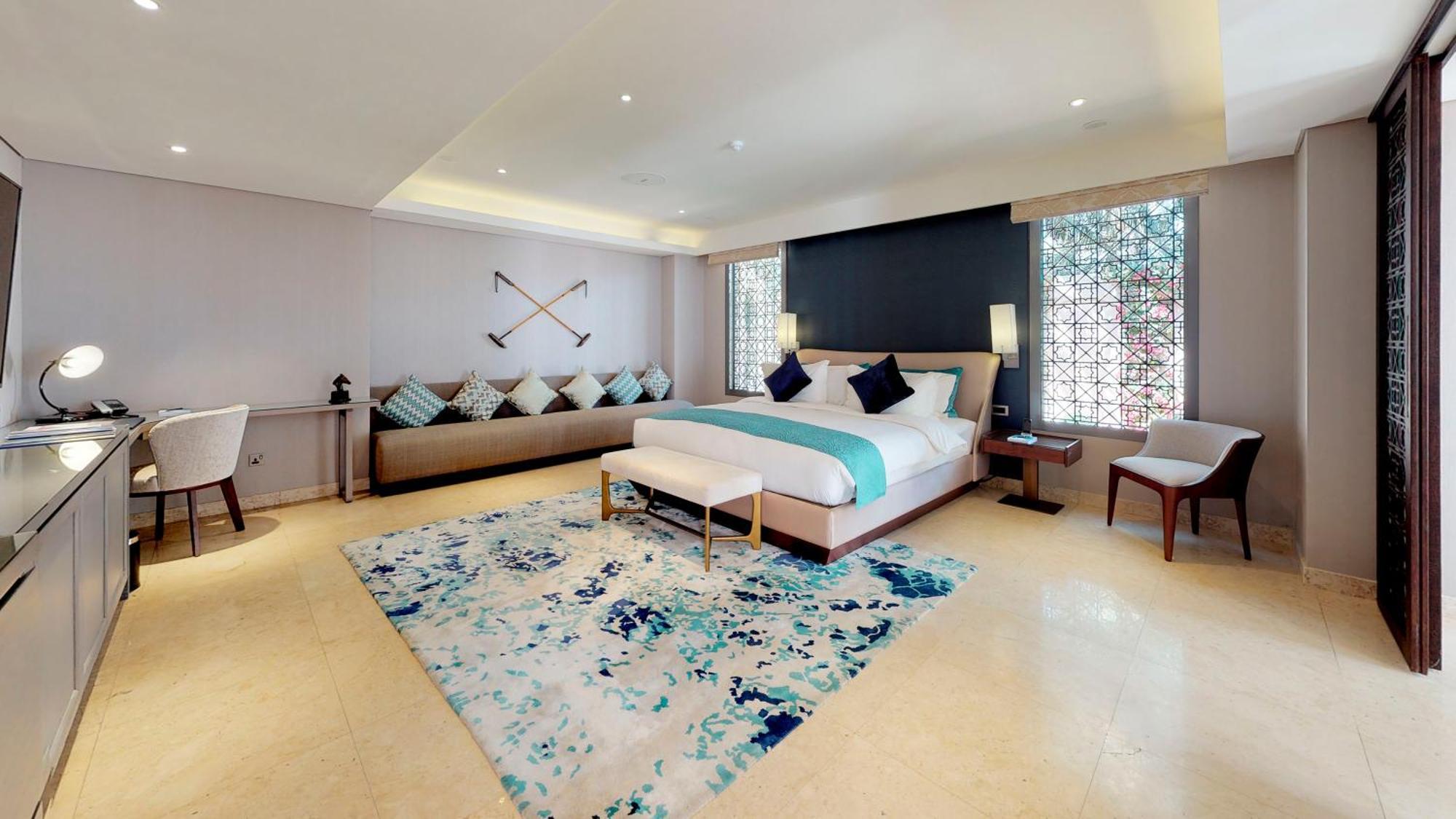 Melia Desert Palm Member Of Melia Collection Dubaj Kültér fotó A bedroom at the hotel